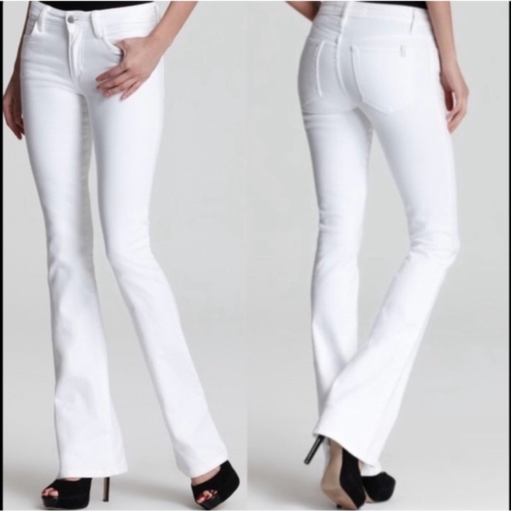 EUC Joe's jeans all White Icon Fit Boot Cut Denim Jeans